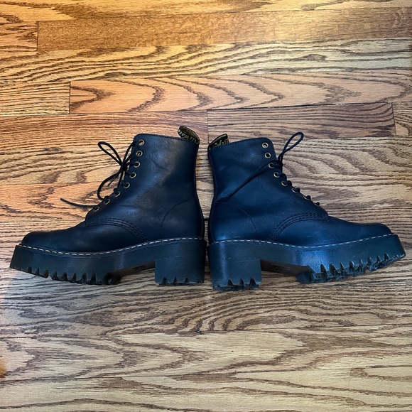 Dr. Martens Black Boots with Heel - Picture 2 of 5